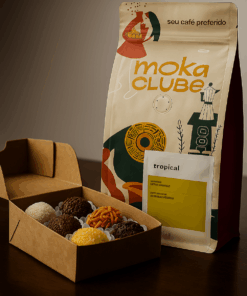 Kit 6 brigadeiros e café